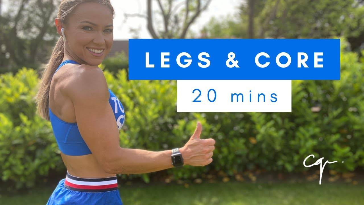 Caroline Girvan - 20 Minute Legs and Core Workout at Home with No Equipment смотреть онлайн