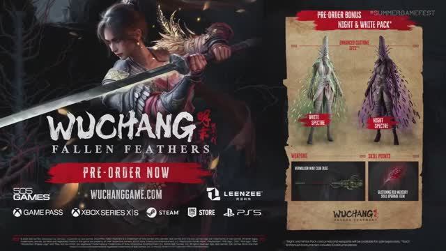 WUCHANG: Fallen Feathers | World Premiere Trailer | Summer Game Fest 2025 смотреть онлайн