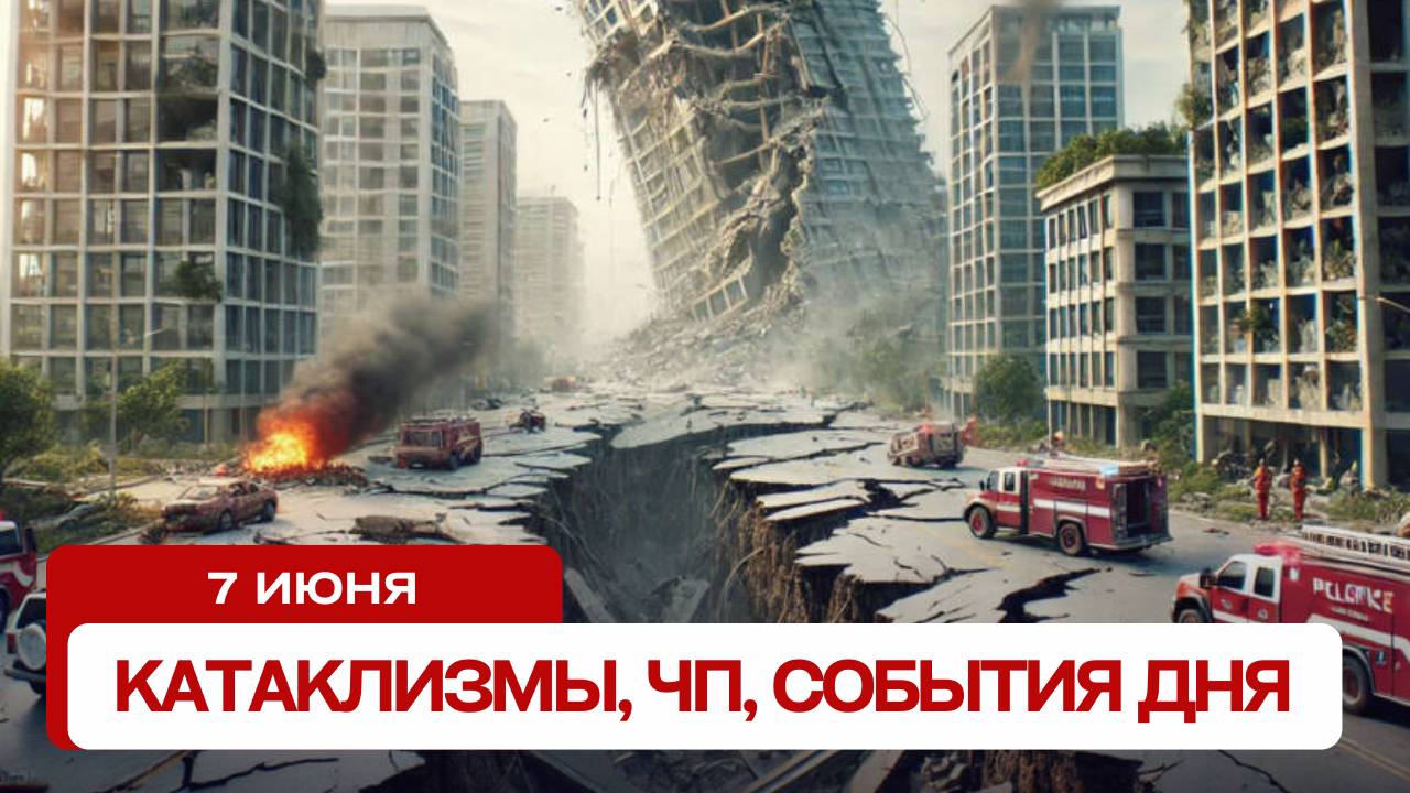 Катаклизмы за день 07.06.2025. Новости, ЧП, события дня смотреть онлайн