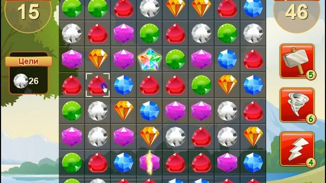 Прохождение игры "Сокровища пиратов": уровень 46 смотреть онлайн