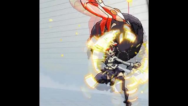 Анимации отбрасывания всех персонажей(Skullgirls).