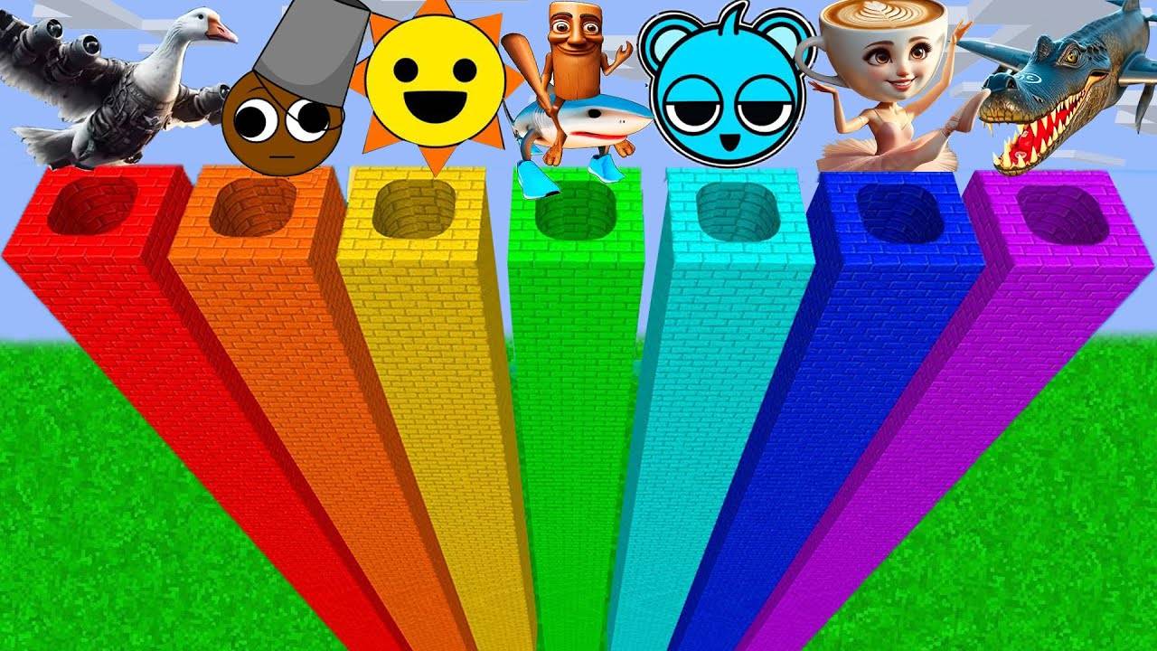 ВЫБЕРИ ПРАВИЛЬНЫЙ НЕОБЫЧНЫЙ ДОМ ДЛЯ ВЫЖИВАНИЯ СПРУНКИ В МАЙНКРАФТ смотреть онлайн