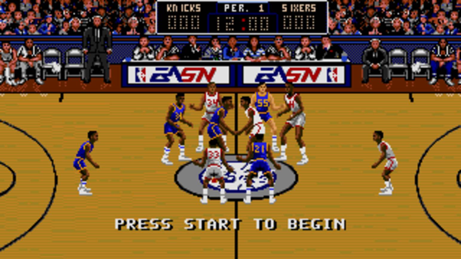 Bulls vs Lakers and the NBA Playoffs (Sega Mega Drive) - Игровой процесс (Sega Genesis) [1080p] смотреть онлайн