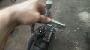 Съём рулевой сошки.