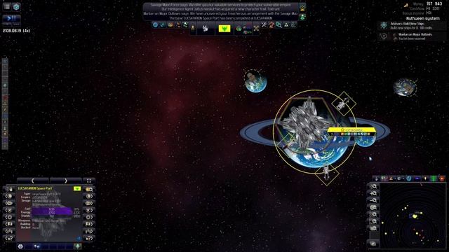 Distant Worlds Universe Better MOD Ч2 Три раза космопорт снесли но выж?