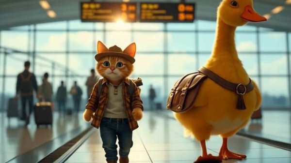 Tiny Cat’s Travel in Korea! 😺✈️🧳