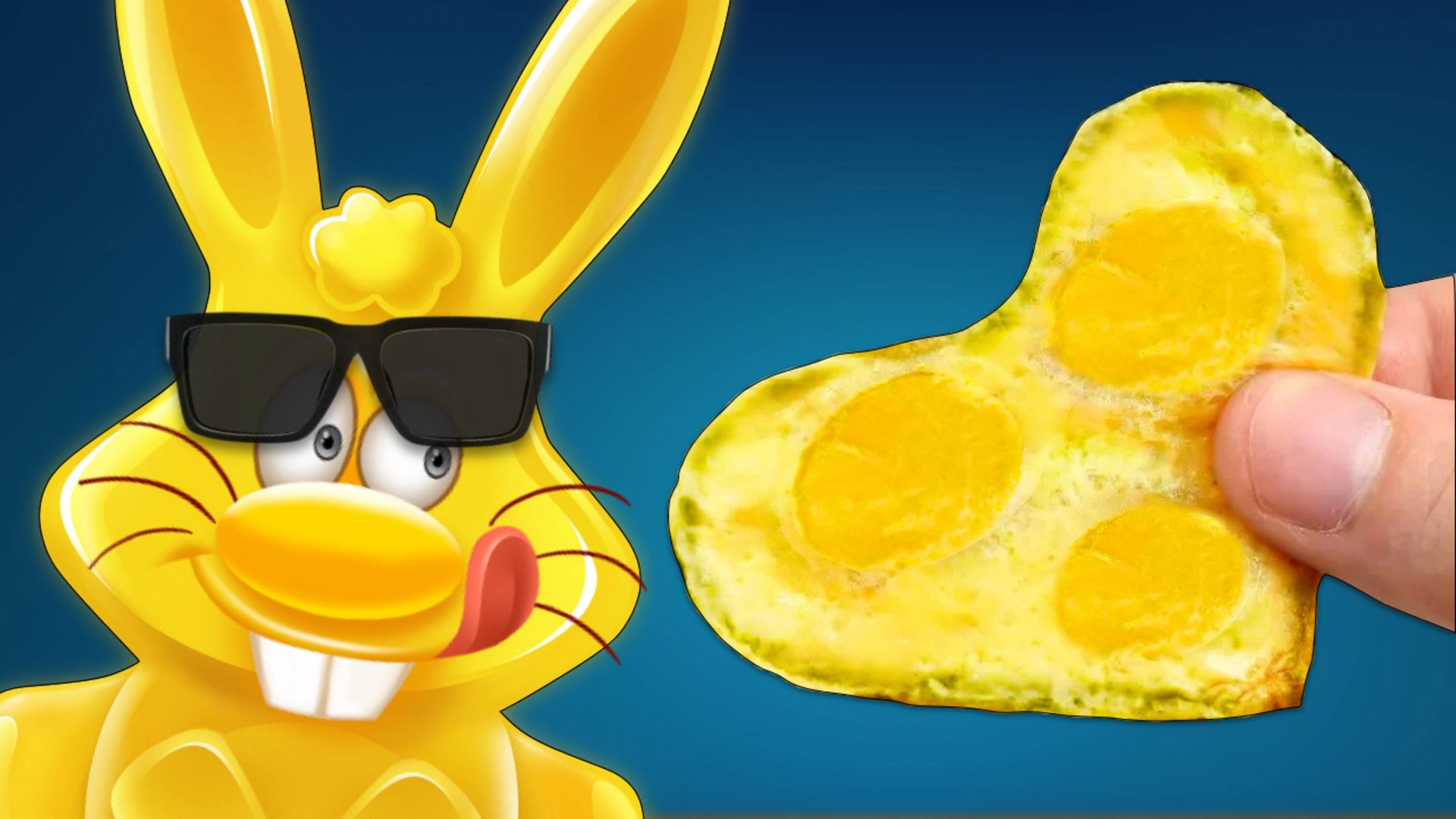 ЯИЧНИЦА ИЗ БАНАНОВ И ОЧКИ ДЛЯ ЖЕЛЕЙНОГО ЗАЙЦА ХАРИТОНА