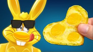 ЯИЧНИЦА ИЗ БАНАНОВ И ОЧКИ ДЛЯ ЖЕЛЕЙНОГО ЗАЙЦА ХАРИТОНА