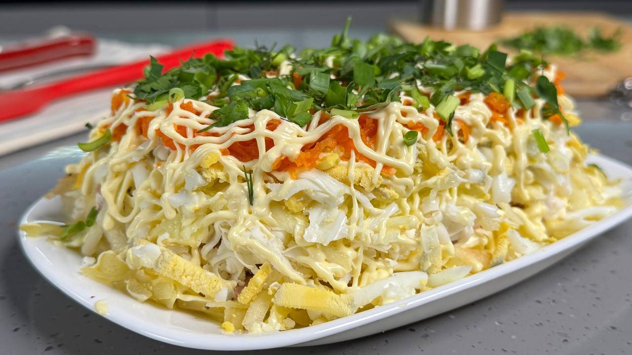 Ем САЛАТ и не могу остановиться! Все просто, а как ВКУСНО! Есть "фишка", которая сделает салат ещё в смотреть онлайн