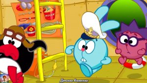 СМЕШАРИКИ / В ПУТЬ ЗА СОКРОВИЩАМИ / ЭКСПЕДИЦИЯ ОКАЗАЛАСЬ ПОД УГРОЗОЙ / 2 часть