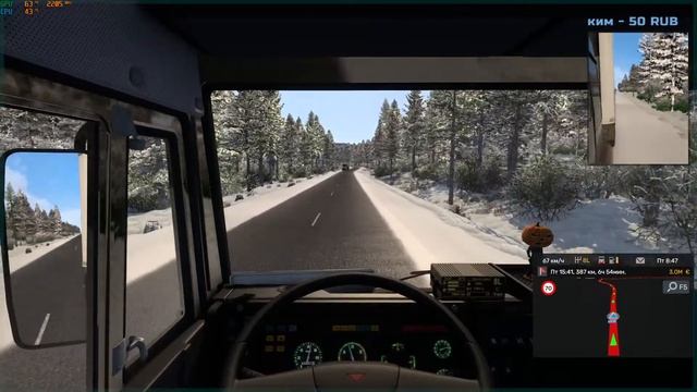 ETS2. Зима. Рованиеми (FIN) - Кемь (RUS). ProMods. смотреть онлайн