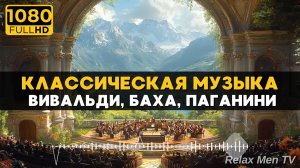 🎻 Классическая музыка Вивальди, Баха, Паганини - Спокойная музыка для отдыха, фона и медитации