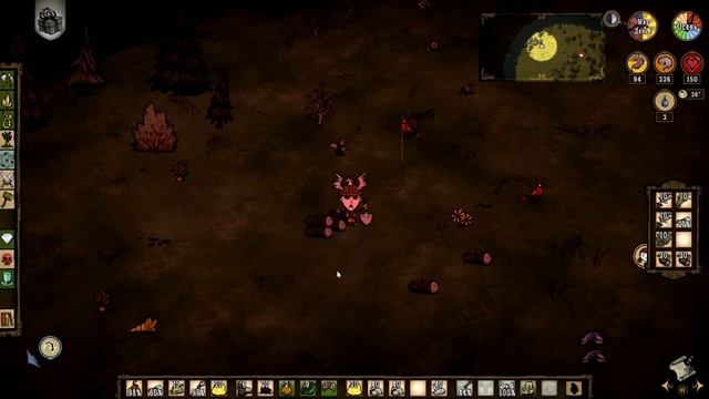 Прохождение №2. Don't Starve Together. Подготовка к стройке. смотреть онлайн