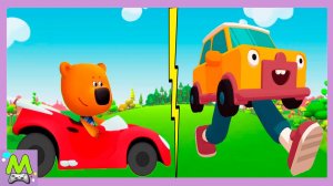 Ми-Ми-Мишки против Безумной Машинки.Гонки Без Правил Кеши и Машины.Кто Быстрее