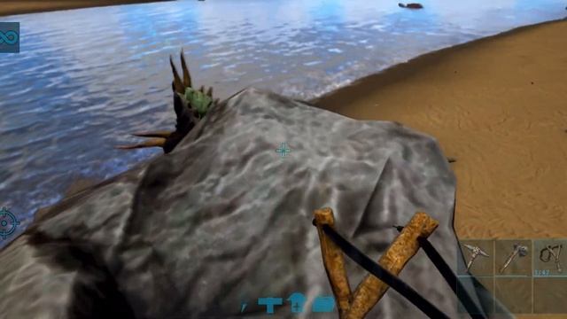 Выживание в ARK ultimate mobile 2 серия. Приручение трайка рога? смотреть онлайн