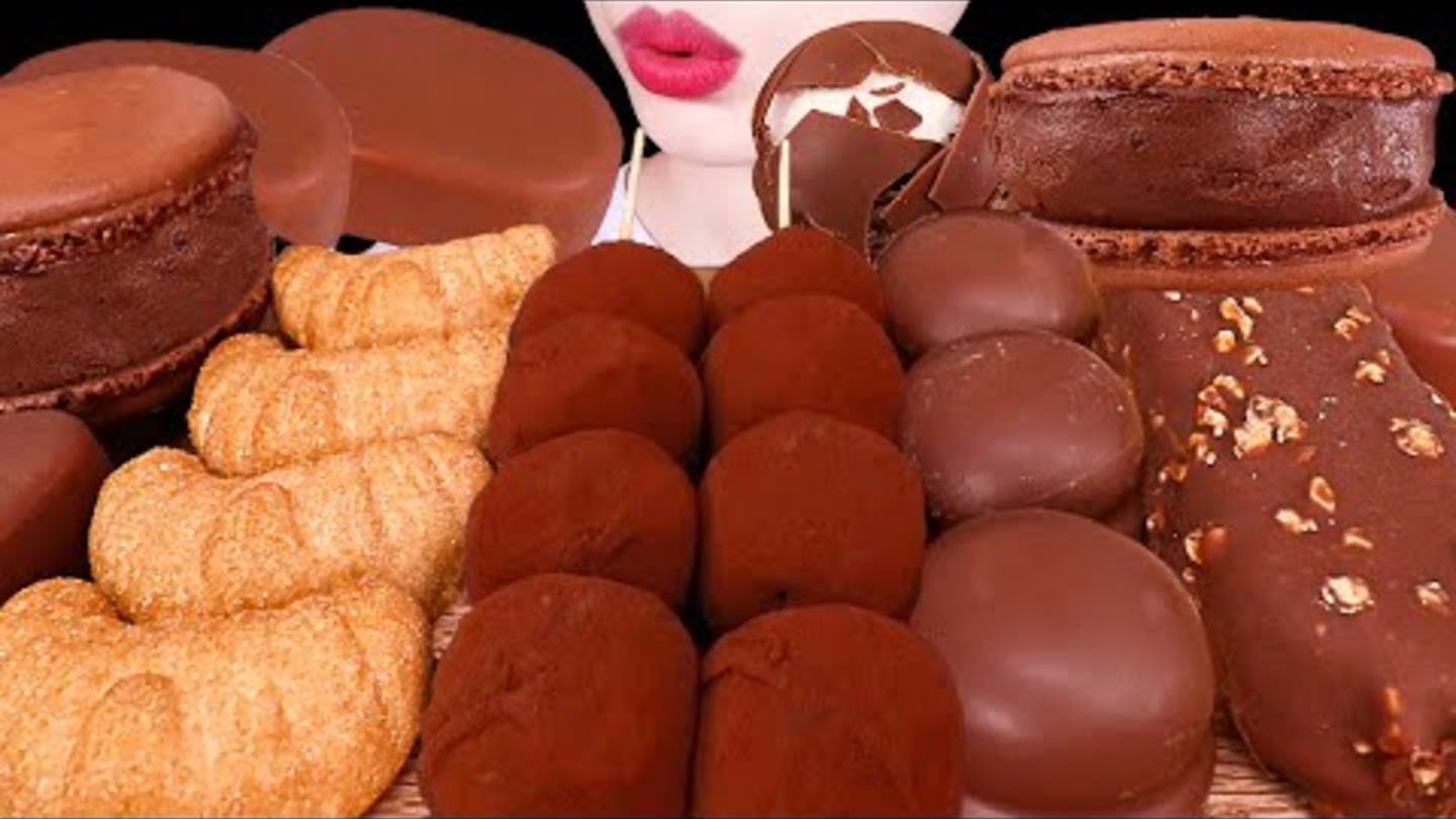 АСМР шоколад 🍫🍫 мороженое 🍨