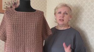 Готовая работа - футболка крючком.