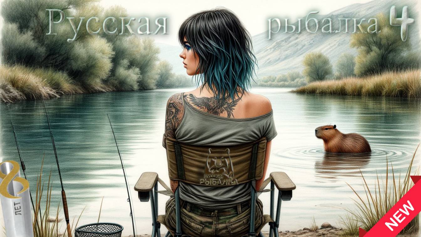 Капибара на рыбалке❏Русская рыбалка 4 / PP4
