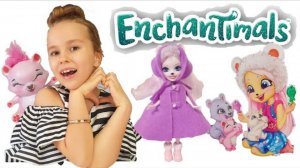 Обзор Куклы Enchantimals Семья Белых Медведей Энчантималс / Pretty Katy Queen