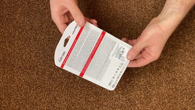 Розпакування Kingston SSD HyperX Fury 3D 240GB 2.5