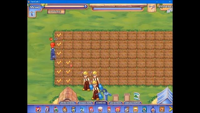 Обзор игры FarmCraft 2 смотреть онлайн