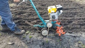Мотокультиватор КРОТ. Первый выезд. First Test Drive of KROT Tiller.