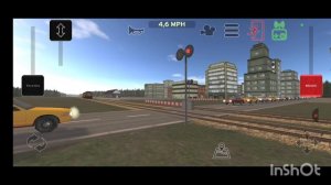 Работаю дежурным по переезду в игре Train and rail yard simulator. Н