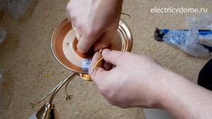 Как собрать люстру часть.Соединение проводов в люстре подключение.