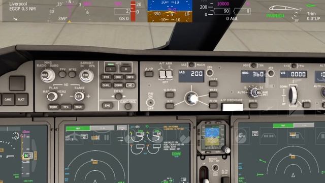 Aerofly Fs 2022. Обзор самолёта B787-10. Start Up. Cold And Dark