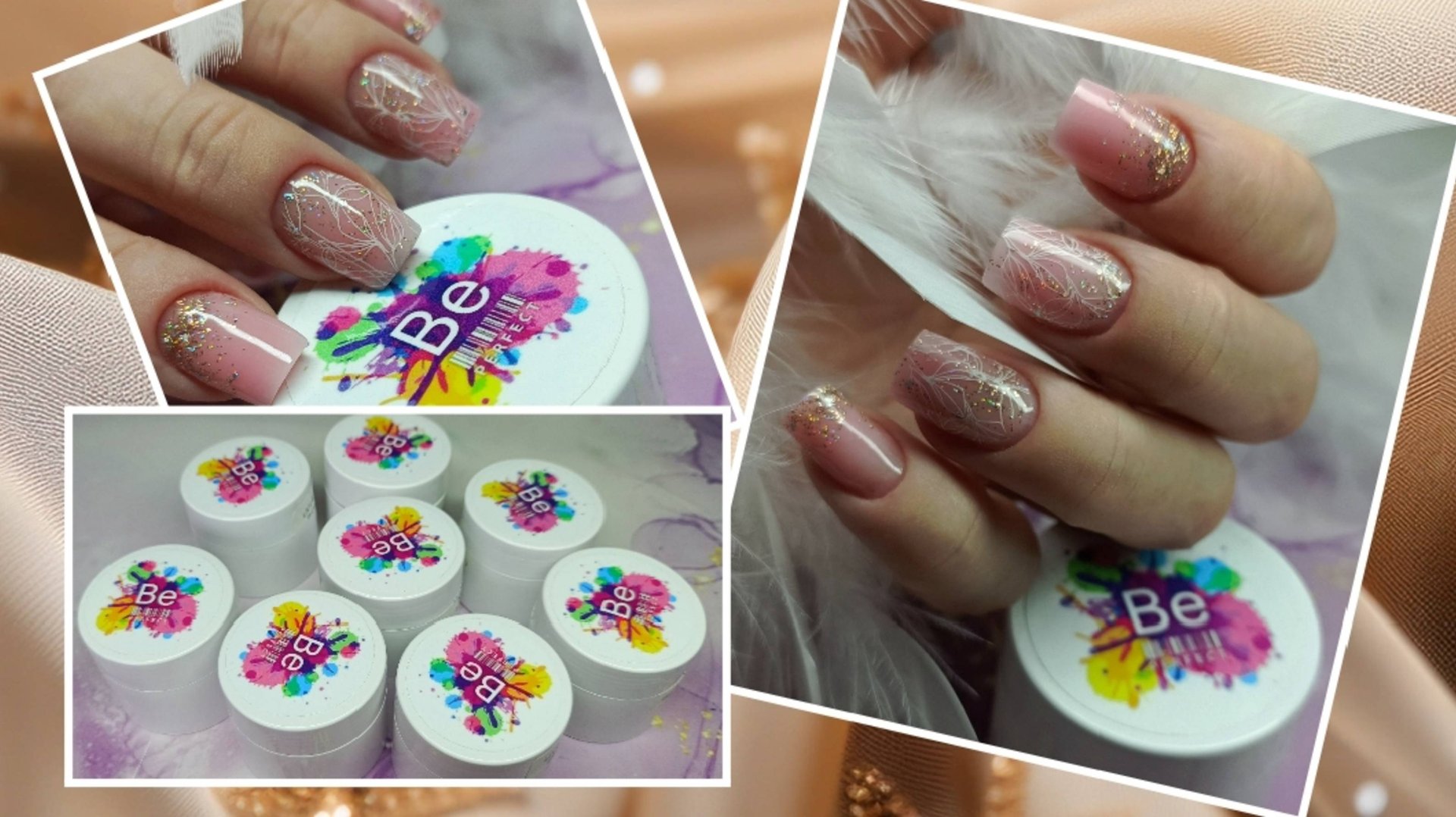 Наращивание ногтей на верхние формы гелем BePerfect 💥 смотреть онлайн