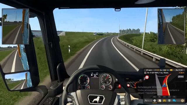 Euro Truck Simulator 2 на руле SVEN GC-W500 смотреть онлайн