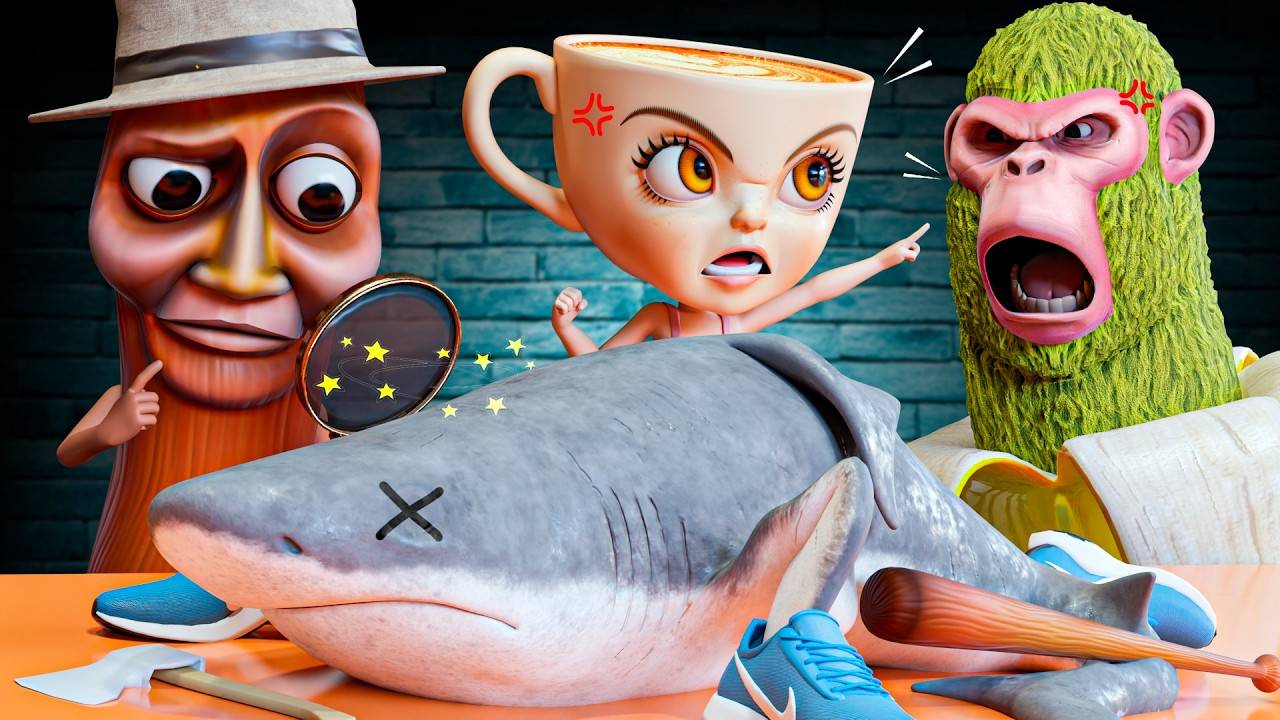 ТРАЛАЛЕРО ТРАЛАЛА_ ПО ГОРЯЧИМ СЛЕДАМ! Italian Brainrot анимации смотреть онлайн