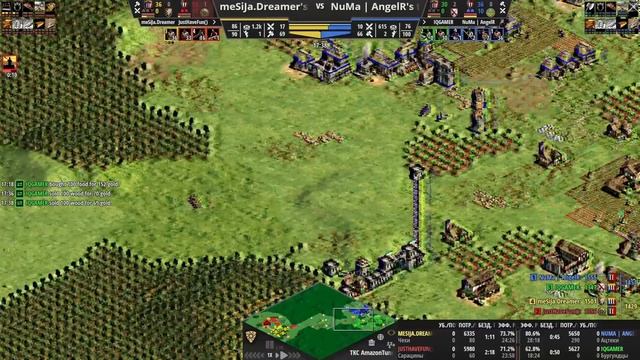 Турнирная игра в Age of Empires 2 — Two Knights Cup | 2v2 Командный мат смотреть онлайн