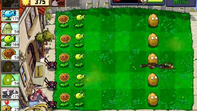 PVZ 1 adventure 2 level 2 прохождение смотреть онлайн