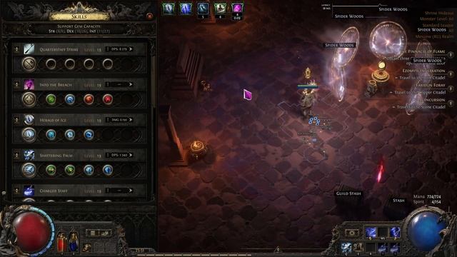 Билд монаха через молнию и заморозку ПОЕ2 (Path of Exile 2 monk A смотреть онлайн