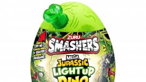 Распаковка SMASHERS JURASSIC LIGHT UP DINO на Игорь Бомба 💥 💣  🦕
