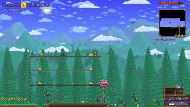 учу маму играть в террарию.... смотреть онлайн