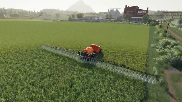 Таймлапс #193/Опрыскивание/Покос травы для сена/Карта Б? смотреть онлайн