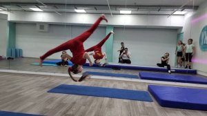 Маховое, колесо без рук. Aerial. Акробатика