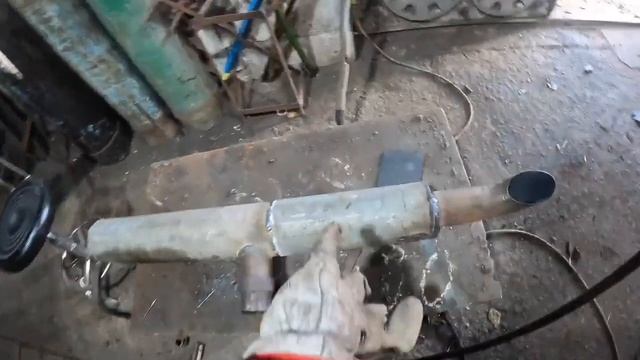 Удосконалення саморобного глушника МТЗ 80
