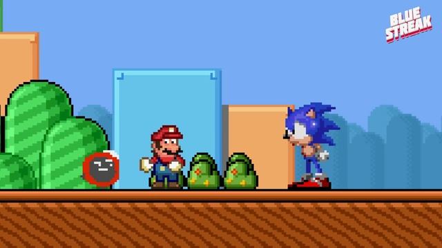 'Марио в кино против Соника в кино' русский дубляж от @do смотреть онлайн