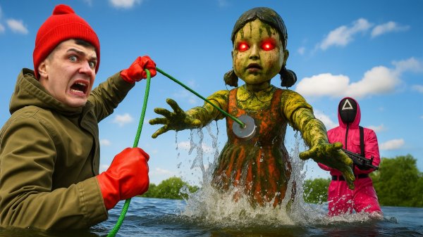 Эти находки мы подняли со дна, где ПРОВОДИЛИ ИГРУ В КАЛЬМАРА!