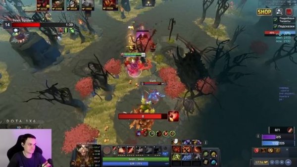 Raze1x6 НА НОВОМ ГЕРОЕ(КЕНТАВР W) набрал 13408 ХП в дота 1х6! Лу