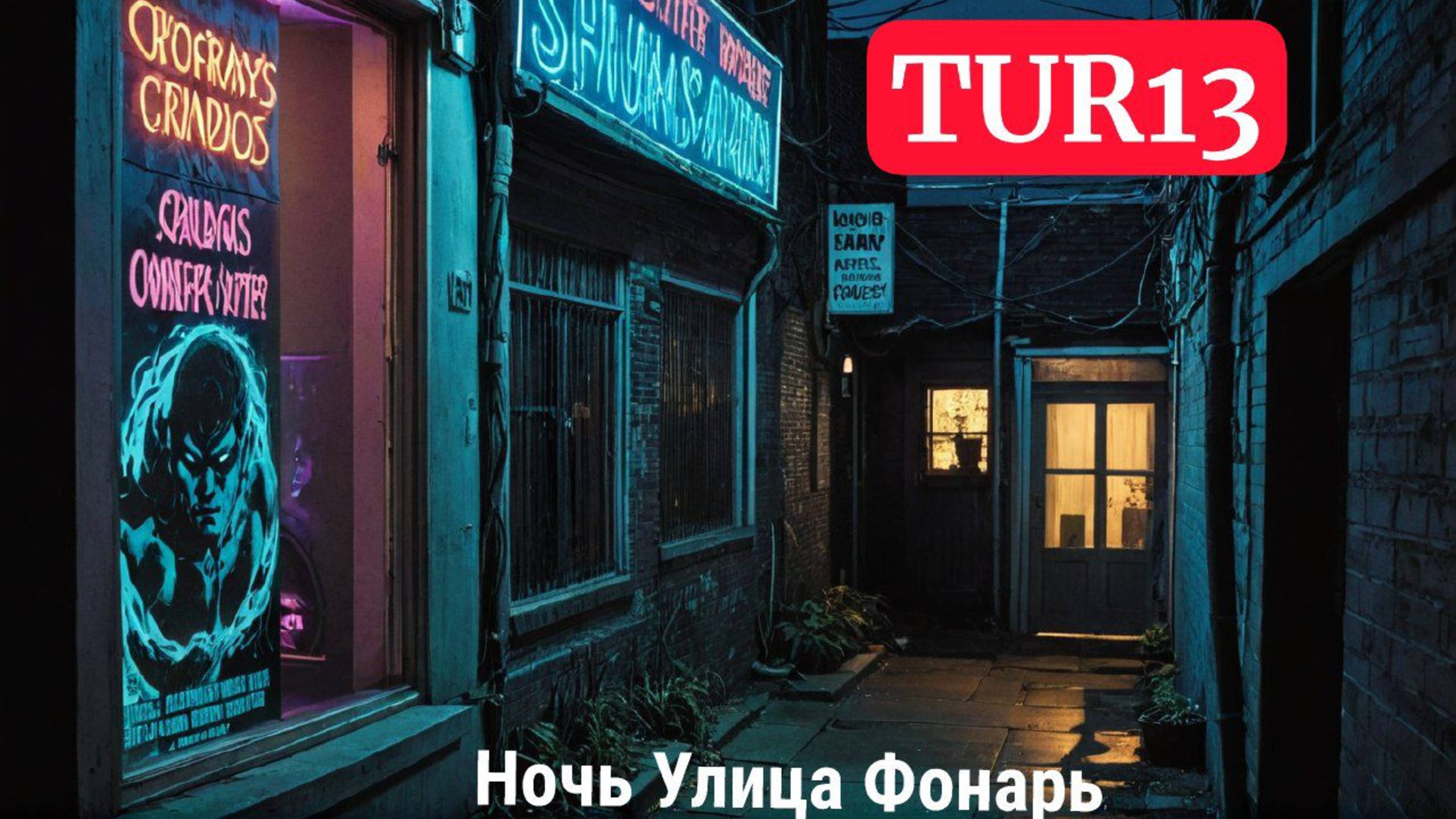 TUR13 Ночь Улица Фонарь