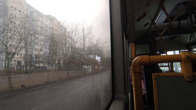 Минск.Поездка в автобусе МАЗ-206,гос.АН 8586-7,марш.146с(31.12.20