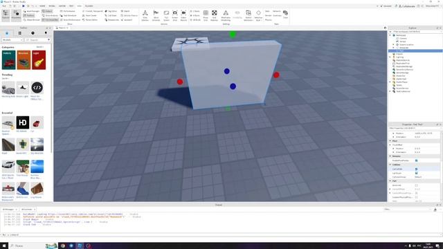 Roblox. Невидимость и Коллизии объекту в Roblox Studio. смотреть онлайн