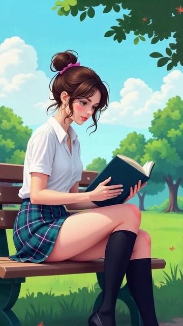 В парке с книгой смотреть онлайн