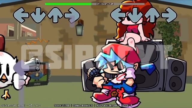 Прохождение 1 песни fnf vs chicken gun 1.0 fnfvschickengun чг чик