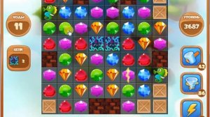 Сокровища пиратов 3687 уровень