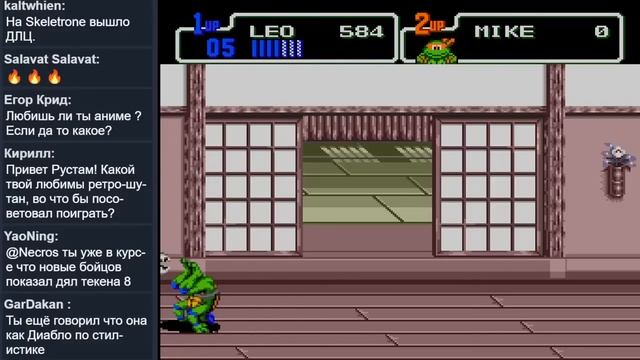 СЕГА ЧЕРЕПАШКИ НИНДЗЯ БЕЗ СМЕРТЕЙ НА ХАРДЕ - SEGA TMNT The Hype смотреть онлайн